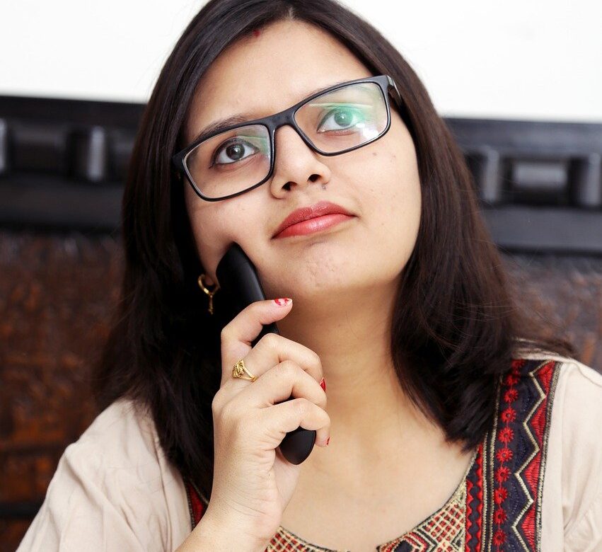 woman, glasses, tired